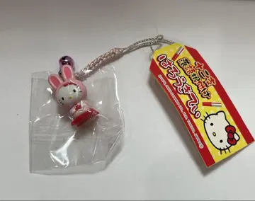헬로키티 십이지 낙어 스트랩 묘 버전