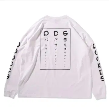 펑크 드렁커스 시력 검사 BIG 롱 TEE