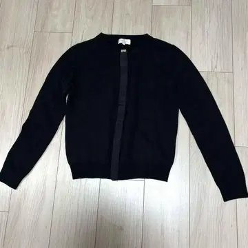 케이트 스페이드 크루넥 가디건 비익 버튼 금 리본 160