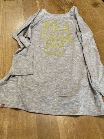 FILA 그레이 스웨트 트레이닝복