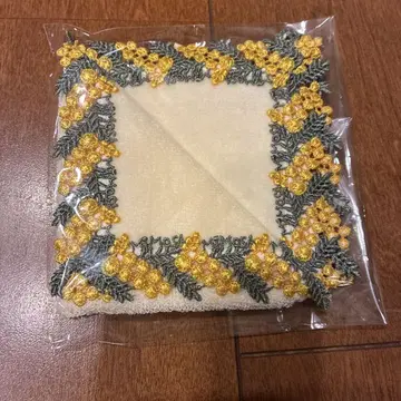 치카자와 레이스 새상품 미모사 타월 손수건