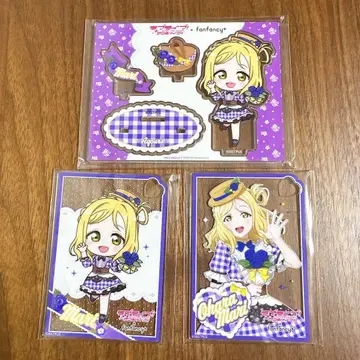 러브 라이브 Aqours GIGO 아크릴 스탠드 아크릴 카드 오하라 마리