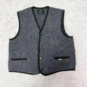 빅 사이즈 54 기스바인 오스트리아제 모헤어 알파카 혼방 베스트