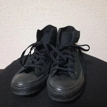 CONVERSE CANVAS ALL STAR HI BLACK/BLACK