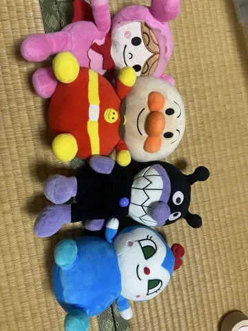 호빵맨 봉제 인형 세균맨 코킨짱 아기맨