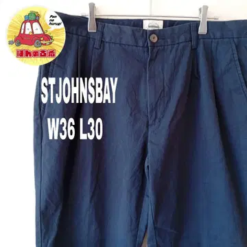 USA 구제 의류 STJOHNSBAY 치노 팬츠 네이비 W36 L30