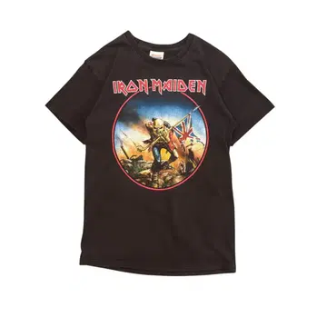 Iron Maiden The Trooper 밴딩 티셔츠 S 블랙