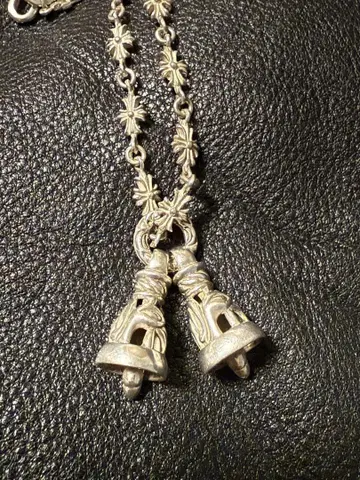 실버 925 벨 크로스 체인