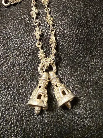 실버 925 벨 크로스 체인