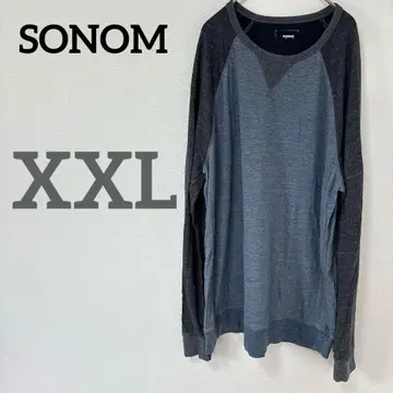 SONOM [ XXL ] 긴팔 티셔츠 원피스 룸웨어 티셔츠