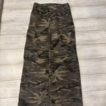 kakiss 카모 패턴 XL 사이즈 데님 원단 플레어