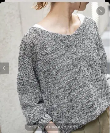 Spick and Span 페이퍼얀 2Way 루즈 풀오버
