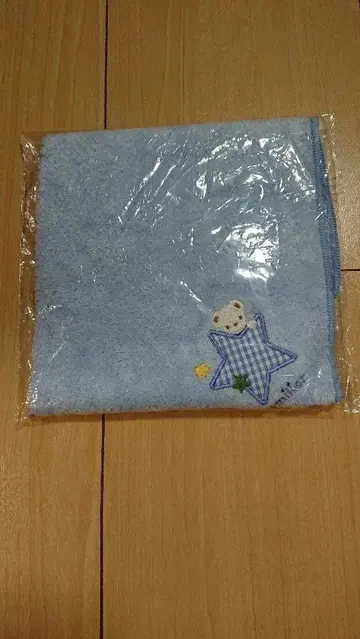 familiar 스카이블루 별 모양 루프 타월 미사용 새상품