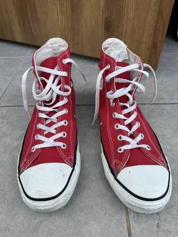 컨버스 올스타 90s USA제 레드 하이