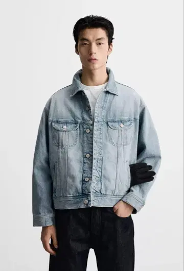 택 포함 새상품 ZARA 데님 자켓 사이즈 L