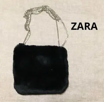 ZARA 퍼 숄더 체인 백