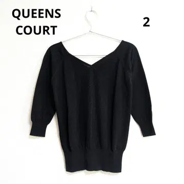 0247 QUEENS COURT 퀸즈 코트 오프숄더 니트 2