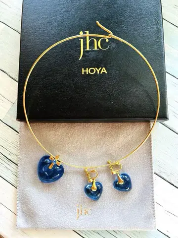 HOYA 호야 크리스탈 초커 & 귀찌
