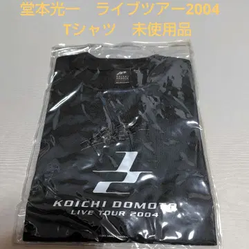 도모토 코이치 라이브 투어 2004 티셔츠 미사용품