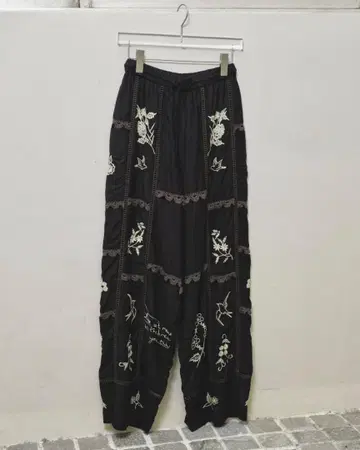 TODAYFUL Embroidery Patchwork Trousers