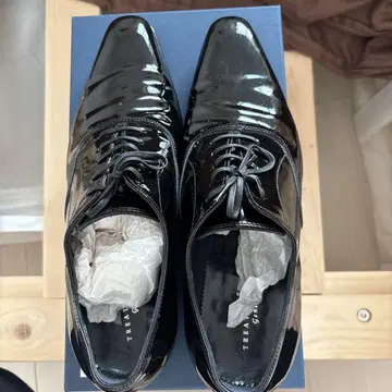 블랙 가죽 드레스 신발
