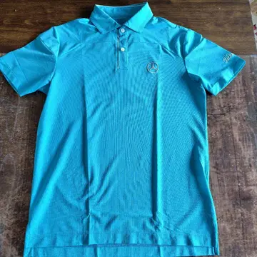 새상품급!Titleist 벤츠 피케 셔츠 S 터콰이즈