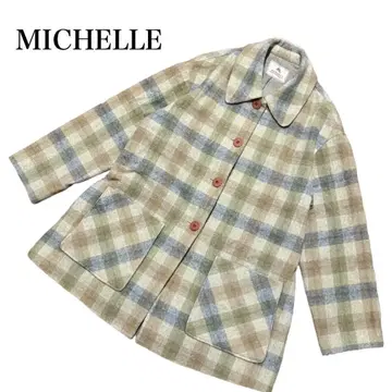 [ MICHELLE ] 여성용 아우터 자켓 체크 코트