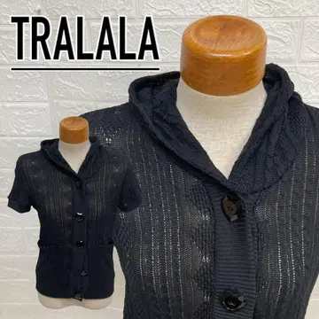 [최대 20% 할인] 트랄랄라 시스루 블랙 니트 TRALALA