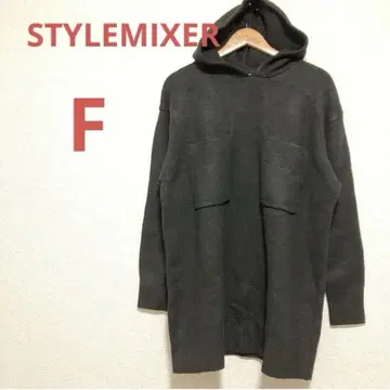 STYLEMIXER 스타일 믹서 니트 후드티 F 블랙
