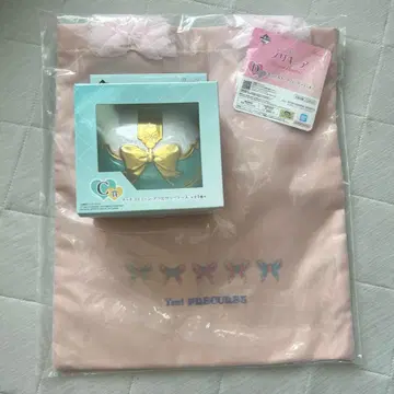 프리큐어 제일복권 액세서리 케이스 토트백 클리어 파일 3종 세트