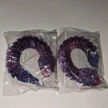 청보라 [ 2개 ] 3D 프린트 뱀 파충류 완구 묶음 판매