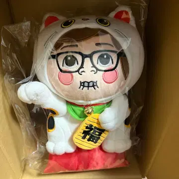 미소킨 봉제 인형 마네키네코 미개봉 새상품 미사용품