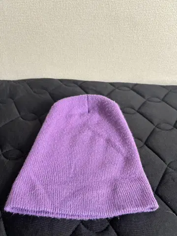USA제 purple 비니 니트 모자 무지
