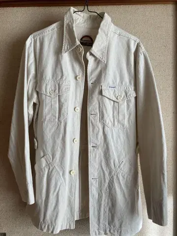 협의 OK Wrangler 데님 자켓 화이트 빈티지 랭글러