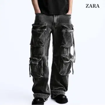 ZARA 유틸리티 카고 데님 y2k