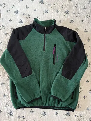 엑스걸 플리스 하프 지퍼