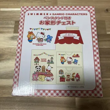새상품 SWIMMER x SANRIO 오지형 가슴 산리오