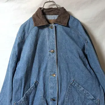 옷깃 코듀로이 데님 헌팅 자켓 e832