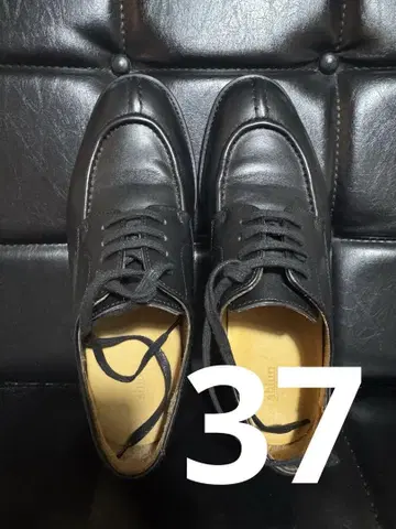 당일 발송 shiun COW LEATHER U-TIP DERBY 37