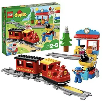 LEGO Duplo 기차 세트 + 철교 세트 + 건널목 세트