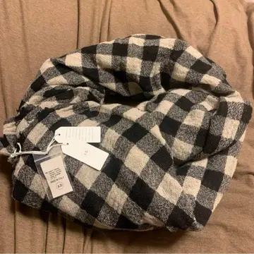 미사용 새상품 a.b 아푼토비 캐시미어 CHECK SCARF (BIG)
