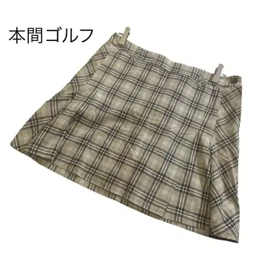 혼마골프 여성용 스커트 팬츠? 체크