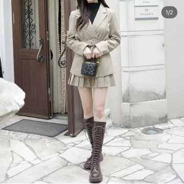 maison de lyla 자켓+플리츠 스커트 셋업
