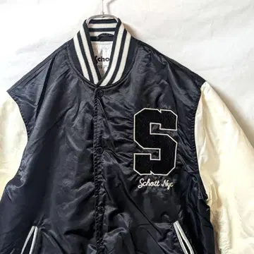 SCHOTT 나일론 바시티 자켓 e
