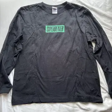 SUPER BEAVER STREET L/S 티셔츠 블랙 S 사이즈