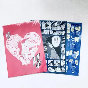 코난전 클리어 파일 더블 포켓 4장 세트