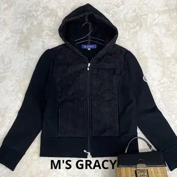 M's Gracy 코튼 후드티 레이스 펄 비쥬 40