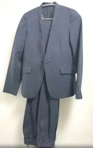 수트 셋업 상하의 세트 네이비