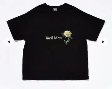 세카오와/World Is Over/블랙T셔츠 M