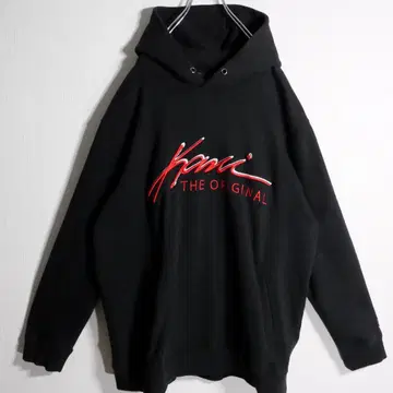 칼카니 후드티 풀오버 자수 2XL 블랙